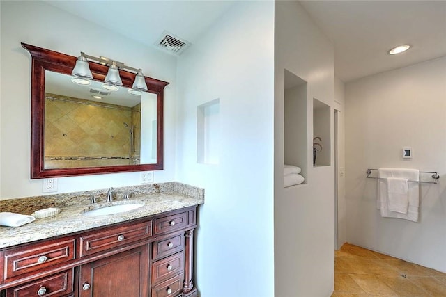 77 Glen Ave, Cranston, RI 02905 - bathroom featuring vanity and tile patterned flooring