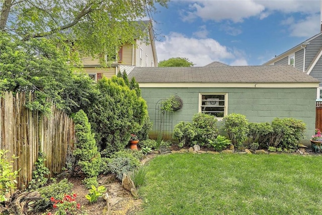 77 Glen Ave, Cranston, RI 02905 - view of property hidden behind natural elements with a shingled roof and concrete block siding