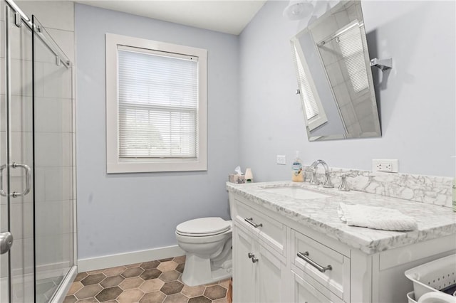 12 Arlington St, Westerly, RI 02891 - bathroom featuring a stall shower, toilet, and vanity