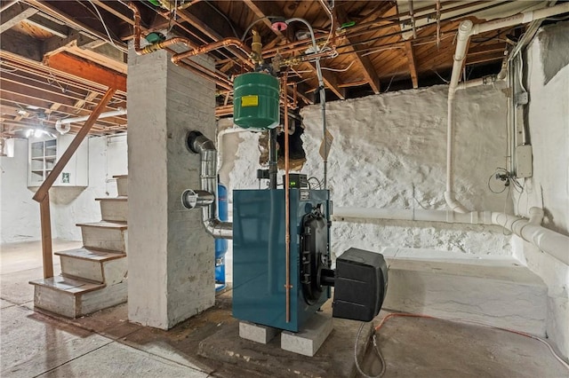 12 Arlington St, Westerly, RI 02891 - utility room featuring a heating unit