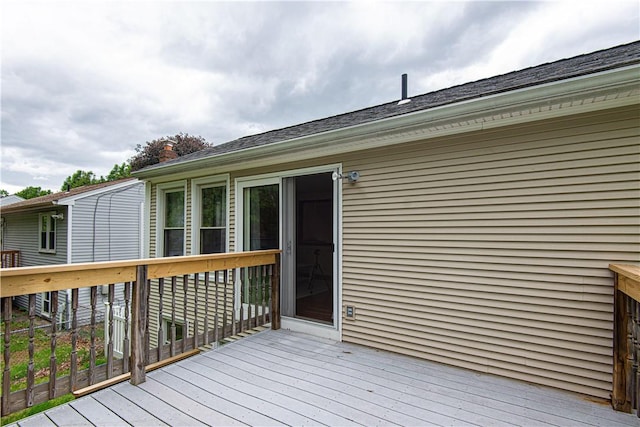 417 Privilege St, Woonsocket, RI 02895 - view of wooden terrace