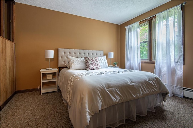 417 Privilege St, Woonsocket, RI 02895 - bedroom featuring carpet flooring, baseboards, and a textured ceiling
