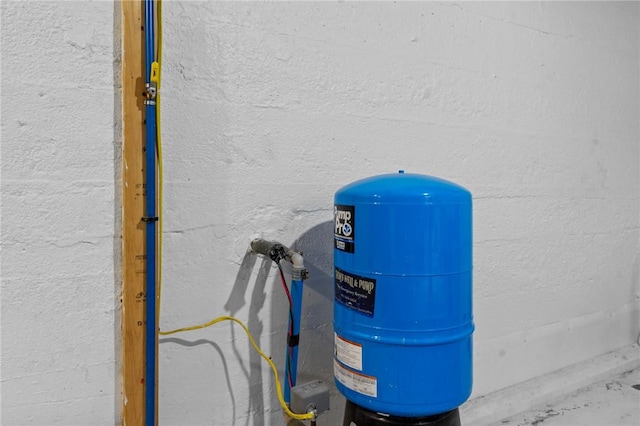 223 Chopmist Hill Rd, Glocester, RI 02814 - detailed view of a water pressure tank
