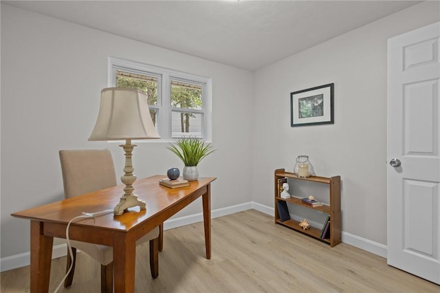 120 Aspinet Dr, Warwick, RI 02888 - office area with light wood-type flooring and baseboards