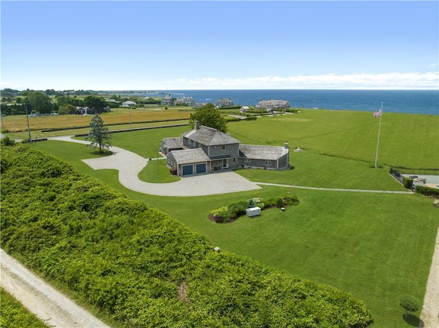 61 Baileys Ledge Rd, Little Compton, RI 02837 - view from above of property with a large body of water