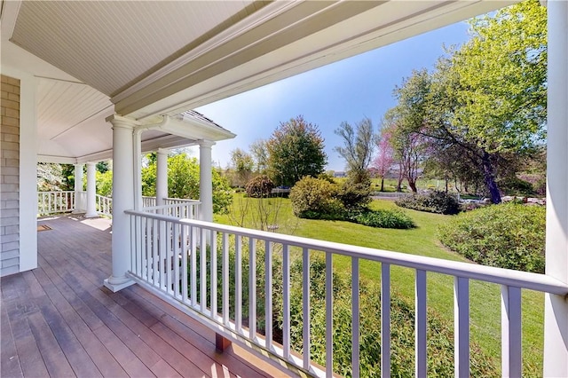 38 Westwind Dr, Jamestown, RI 02835 - porch featuring a lawn