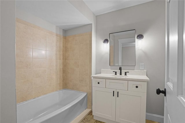 888 Plainfield Pike, Coventry, RI 02827 - bathroom with vanity and shower / washtub combination