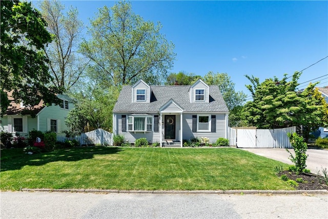 45 Nichols Rd, North Kingstown, RI 02852 - cape cod house featuring a gate