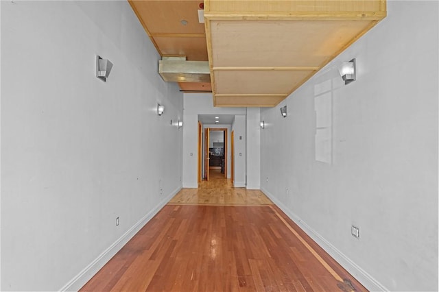 1117 Douglas Ave Unit 120, North Providence, RI 02904 - hallway featuring wood finished floors and baseboards