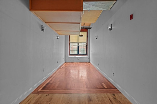 1117 Douglas Ave Unit 120, North Providence, RI 02904 - hall with wood finished floors and baseboards
