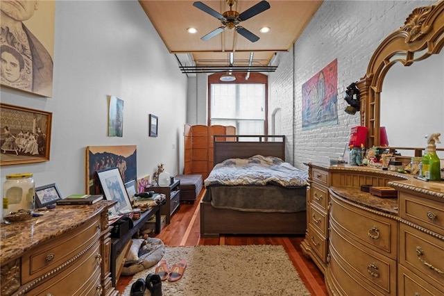 1117 Douglas Ave Unit 120, North Providence, RI 02904 - bedroom with wood finished floors and recessed lighting