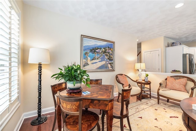 83 Preservation Way S, Kingstown, RI 02879 - dining room featuring baseboards and light wood-style flooring