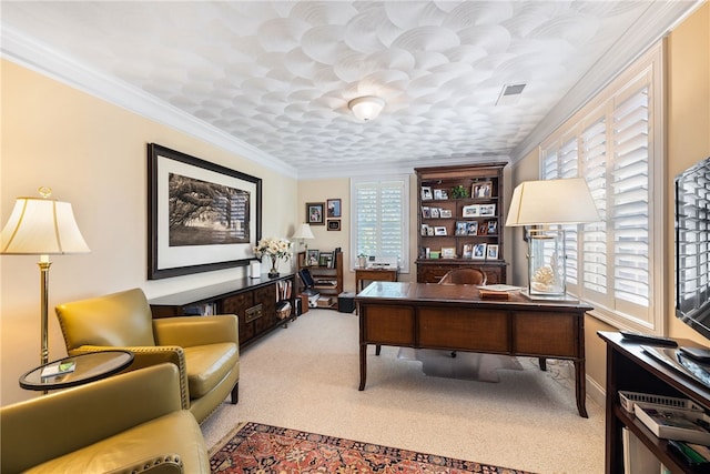 83 Preservation Way S, Kingstown, RI 02879 - office featuring carpet and ornamental molding