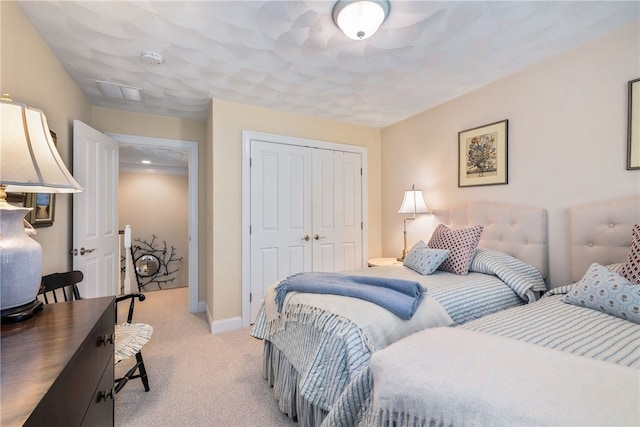 83 Preservation Way S, Kingstown, RI 02879 - bedroom with light colored carpet, a closet, and baseboards