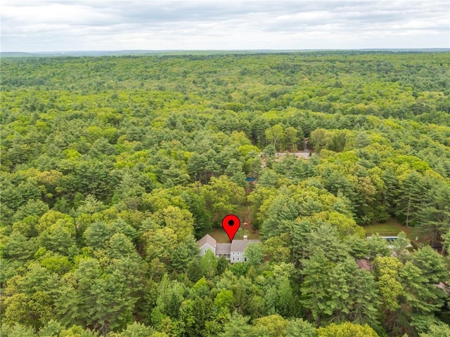 12 Rustic Acres Dr, Glocester, RI 02814 - drone / aerial view of a heavily wooded area