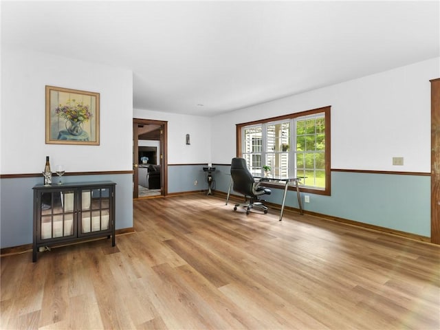 12 Rustic Acres Dr, Glocester, RI 02814 - office featuring light wood finished floors and baseboards