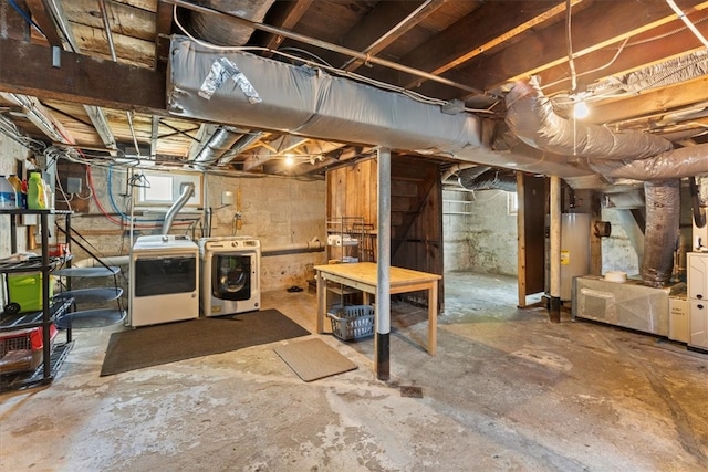 22 Dunedin St, Cranston, RI 02920 - basement featuring separate washer and dryer and water heater