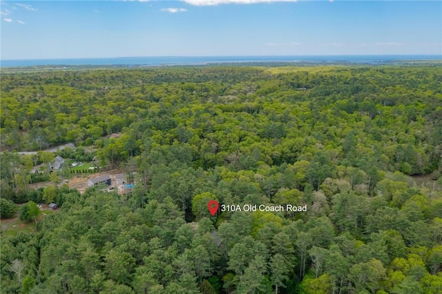 310 Old Coach Rd, Charlestown, RI 02813 - bird's eye view of a heavily wooded area