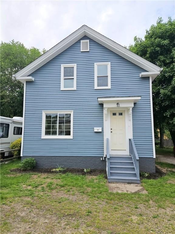29 Arthur St, Warwick, RI 02888 - view of front facade with entry steps