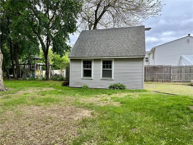 3 Jefferson St, Warwick, RI 02888 - view of outdoor structure featuring a playground