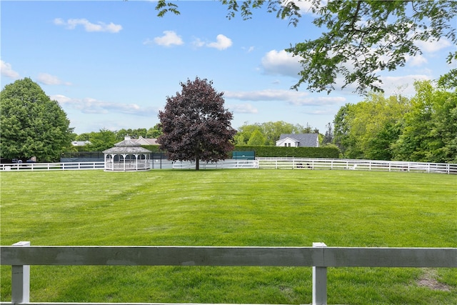 446 Paddock Ln, Bristol, RI 02809 - view of yard with a gazebo