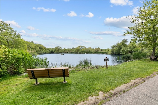446 Paddock Ln, Bristol, RI 02809 - water view with a heavily wooded area