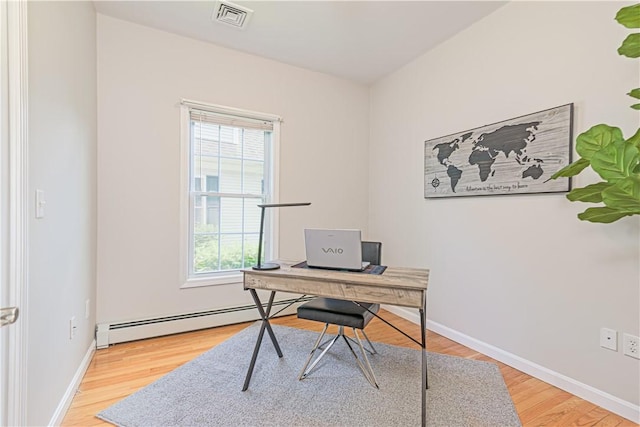 10 Kristin Ct, Coventry, RI 02816 - office area with plenty of natural light, wood finished floors, and baseboards