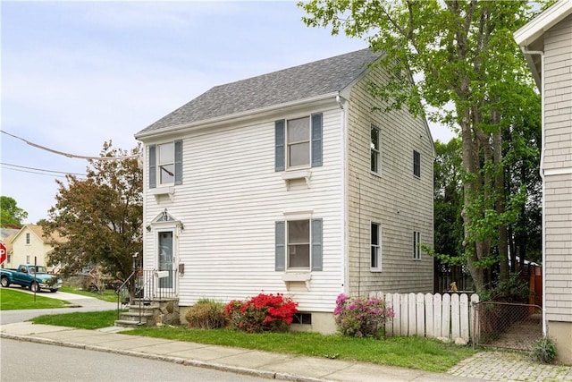 40 Atlantic St, Newport, RI 02840 - view of home's exterior with roof with shingles