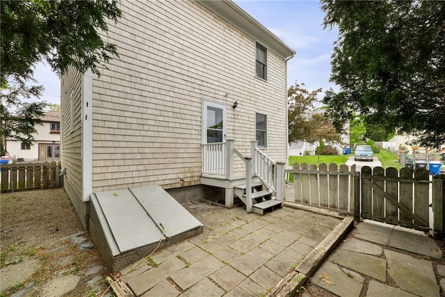40 Atlantic St, Newport, RI 02840 - view of patio featuring a gate