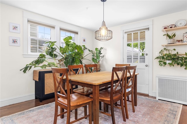 405 Eaton St, Providence, RI 02908 - dining room with healthy amount of natural light, wood finished floors, and baseboards