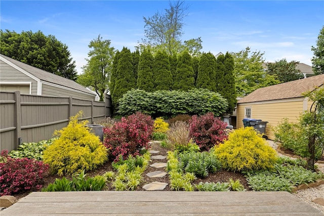 405 Eaton St, Providence, RI 02908 - view of yard with a deck