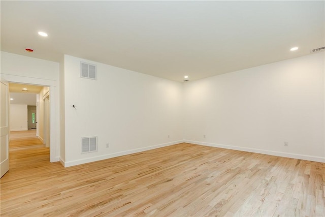 68 Orchard Ave, Johnston, RI 02919 - unfurnished room featuring light wood-style floors, recessed lighting, and baseboards