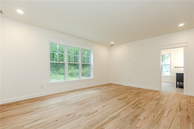 68 Orchard Ave, Johnston, RI 02919 - spare room with light wood-style floors, baseboards, and recessed lighting