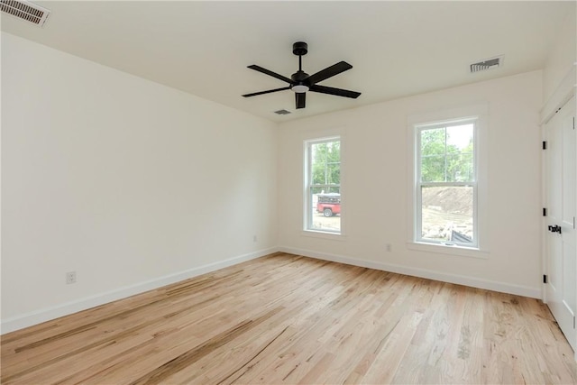 68 Orchard Ave, Johnston, RI 02919 - empty room with light wood-type flooring, baseboards, and a ceiling fan