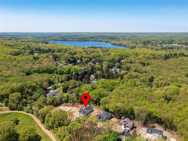 68 Orchard Ave, Johnston, RI 02919 - aerial view of a forest and a nearby body of water