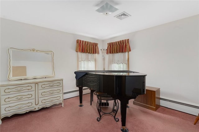 20 Loxley Rd, Providence, RI 02908 - sitting room with baseboard heating and carpet floors