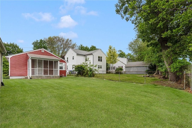20 Loxley Rd, Providence, RI 02908 - view of yard with a sunroom