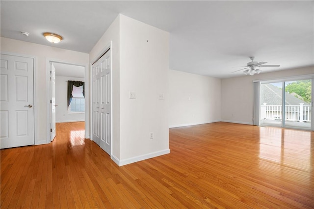 5 Enzo Dr, Coventry, RI 02816 - unfurnished room with light wood finished floors, ceiling fan, and baseboards