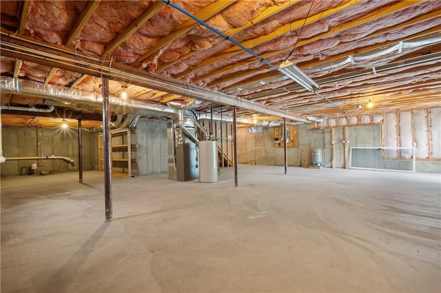 5 Enzo Dr, Coventry, RI 02816 - unfinished below grade area with heating unit and water heater