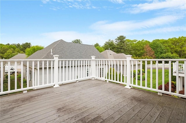 5 Enzo Dr, Coventry, RI 02816 - view of wooden deck