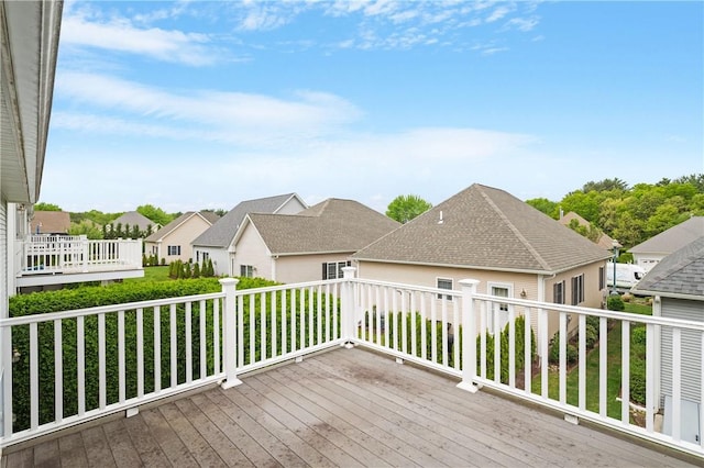 5 Enzo Dr, Coventry, RI 02816 - wooden deck with a residential view