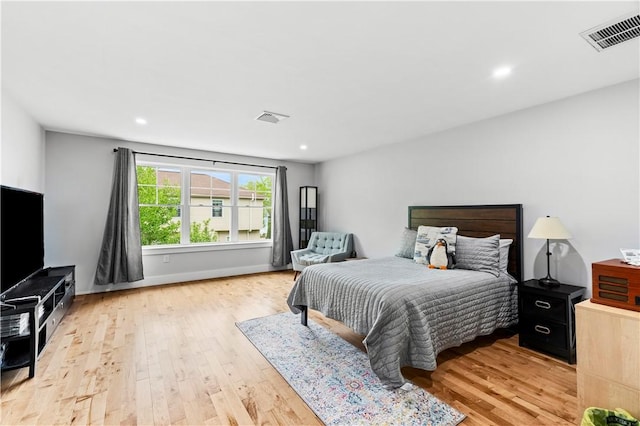 360 Pleasant St, East Providence, RI 02916 - bedroom featuring light wood finished floors, baseboards, and recessed lighting