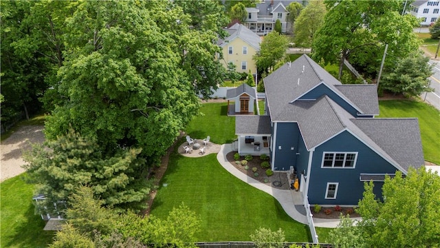 360 Pleasant St, East Providence, RI 02916 - aerial view of residential area