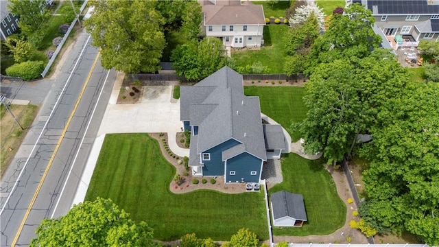 360 Pleasant St, East Providence, RI 02916 - drone / aerial view