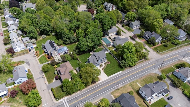 360 Pleasant St, East Providence, RI 02916 - aerial overview of property's location with nearby suburban area
