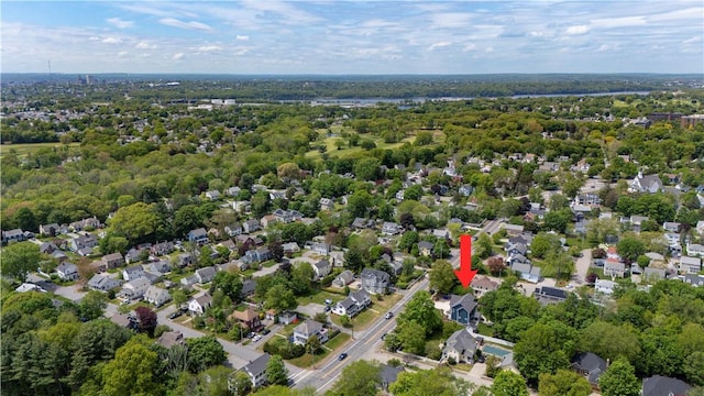 360 Pleasant St, East Providence, RI 02916 - aerial overview of property's location