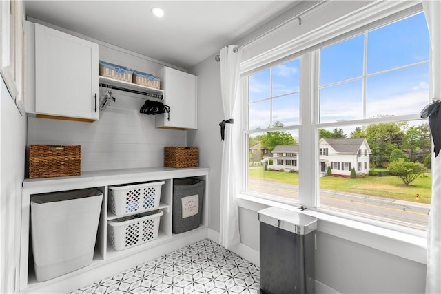 360 Pleasant St, East Providence, RI 02916 - mudroom with baseboards and recessed lighting