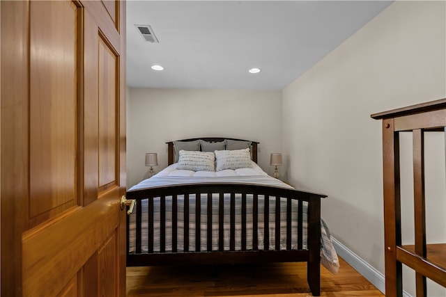 30 First School St, Bristol, RI 02809 - bedroom with wood finished floors, recessed lighting, and baseboards