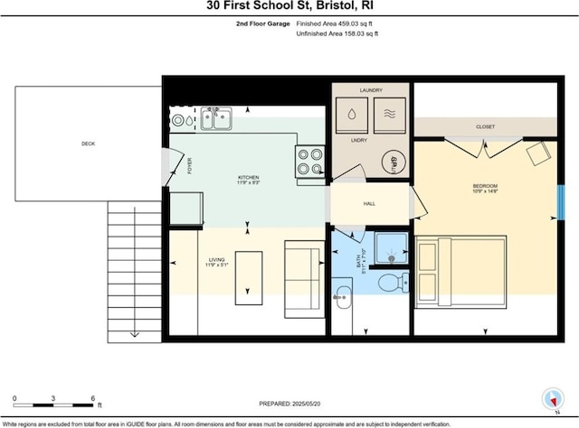 30 First School St, Bristol, RI 02809 - home floor plan