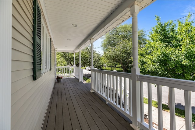 30 First School St, Bristol, RI 02809 - view of wooden porch